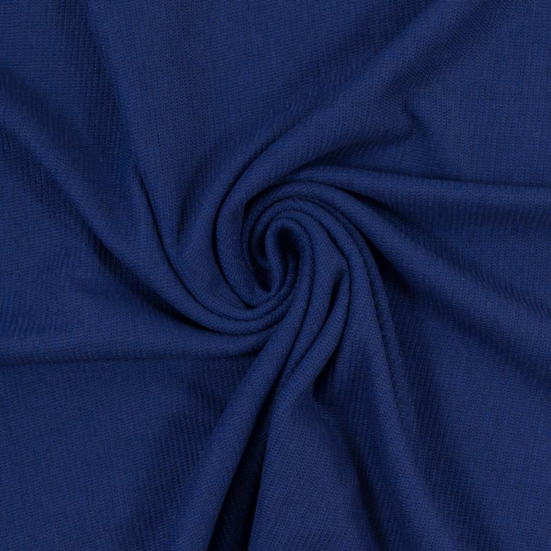 0,80 cm Andreas Doubleface, Struktur-Sweat dunkelblau