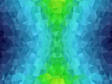 Swafing Jersey, Bienvenido Colorido Gradient, Kristall-Effekt, blau-grün
